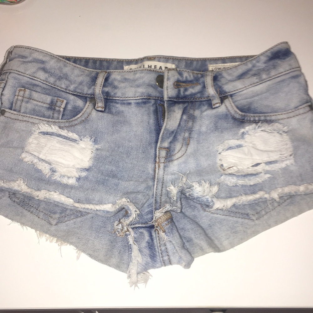jean shorts